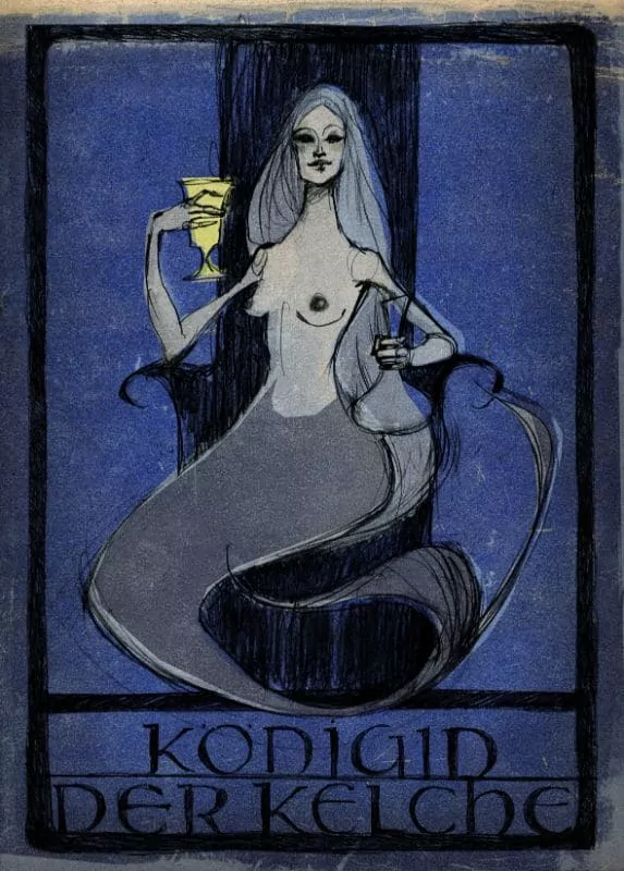 Tarotkarten: Königin der Kelche